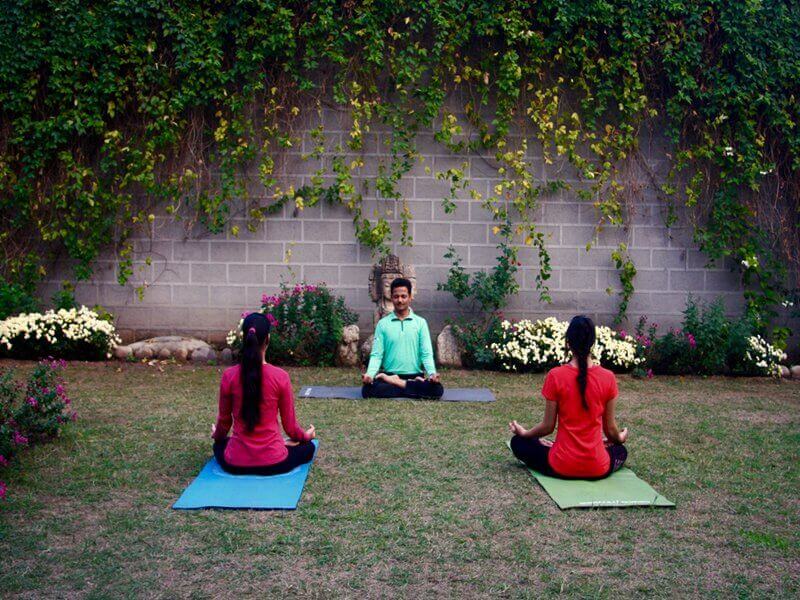 Yoga in Aahana Naturopathy Centre